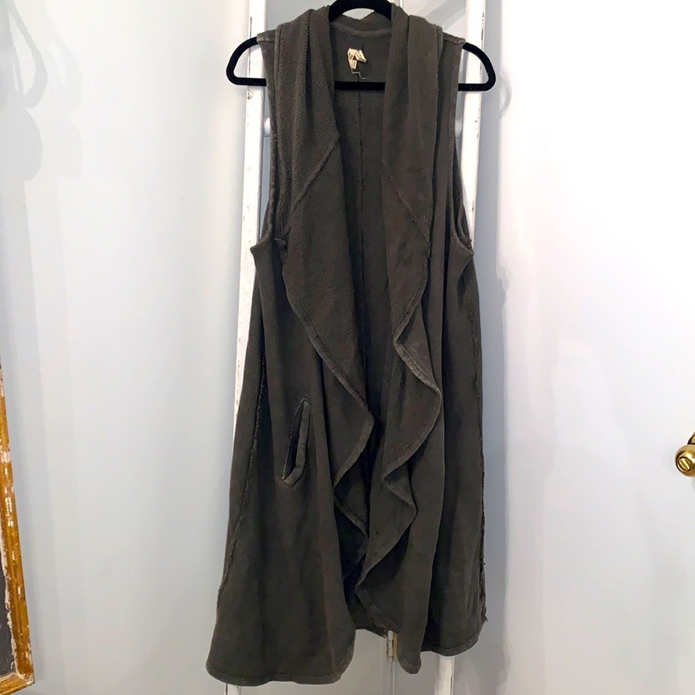 Free people Draped oversized vest Xsmall
